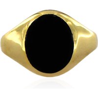 Schwarzer Onyx-Silberring (M de Luca) Schwarzer Onyx-Silberring (M de Luca)