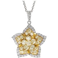 Gelber SI2 Brillant-Goldhalskette (CIRARI) Gelber SI2 Brillant-Goldhalskette (CIRARI)