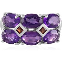 Sambia-Amethyst-Silberring Sambia-Amethyst-Silberring