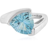 Himmelblauer Topas-Silberring Himmelblauer Topas-Silberring