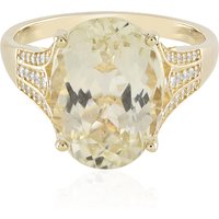 Kanariengelber Kunzit-Goldring (AMAYANI) Kanariengelber Kunzit-Goldring (AMAYANI)