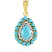 Sleeping Beauty-Türkis-Silberanhänger (Faszination Türkis) Sleeping Beauty-Türkis-Silberanhänger (Faszination Türkis)