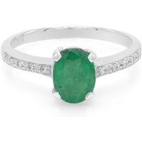 Bahia-Smaragd-Silberring Bahia-Smaragd-Silberring