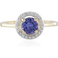 Tansanit-Goldring Tansanit-Goldring