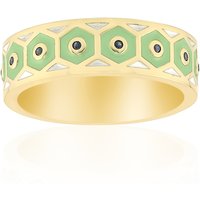 Blauer Saphir-Silberring Blauer Saphir-Silberring