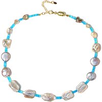 Edelstein-Silberhalskette Edelstein-Silberhalskette