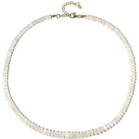 Welo-Opal-Silberhalskette Welo-Opal-Silberhalskette