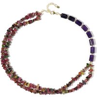 Edelstein-Silberhalskette (Riya) Edelstein-Silberhalskette (Riya)