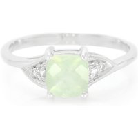 Prehnit-Silberring Prehnit-Silberring