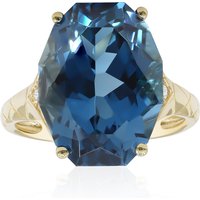 Londonblauer Topas-Goldring (CIRARI) Londonblauer Topas-Goldring (CIRARI)