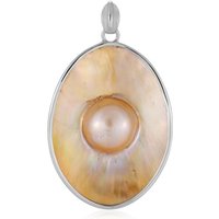 Mabe-Perlen-Silberanhänger (Bali Barong) Mabe-Perlen-Silberanhänger (Bali Barong)