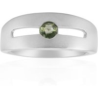 Grüner Tuléar-Saphir-Silberring (Pallanova) Grüner Tuléar-Saphir-Silberring (Pallanova)
