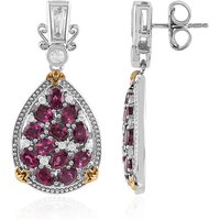 Rhodolith-Silberohrringe (Dallas Prince Designs) Rhodolith-Silberohrringe (Dallas Prince Designs)