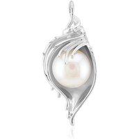 Weiße Süßwasserzuchtperlen-Silberanhänger (Michelle Albala) Weiße Süßwasserzuchtperlen-Silberanhänger (Michelle Albala)