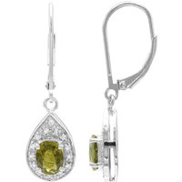 Kupfer-Turmalin-Silberohrringe Kupfer-Turmalin-Silberohrringe