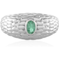 Russischer Smaragd-Silberring (SAELOCANA) Russischer Smaragd-Silberring (SAELOCANA)