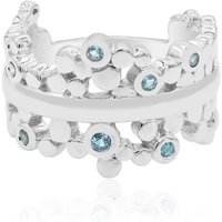 Londonblauer Topas-Silberring (MONOSONO COLLECTION) Londonblauer Topas-Silberring (MONOSONO COLLECTION)