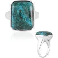 Chrysokoll-Herren-Silberring Chrysokoll-Herren-Silberring