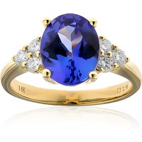 AAA-Tansanit-Goldring (CIRARI) AAA-Tansanit-Goldring (CIRARI)