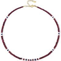 Edelstein-Silberhalskette (Riya) Edelstein-Silberhalskette (Riya)