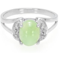 Kaiserlicher Chrysopras-Silberring Kaiserlicher Chrysopras-Silberring