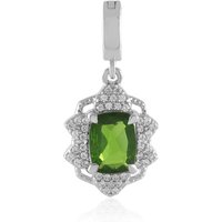 Russischer Diopsid-Silberanhänger Russischer Diopsid-Silberanhänger