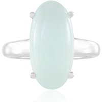 Aqua-Chalzedon-Silberring Aqua-Chalzedon-Silberring