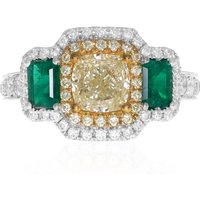 Gelber SI2 Brillant-Goldring (CIRARI) Gelber SI2 Brillant-Goldring (CIRARI)