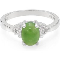 Kaiserlicher Chrysopras-Silberring Kaiserlicher Chrysopras-Silberring