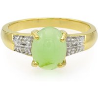 Kaiserlicher Chrysopras-Silberring Kaiserlicher Chrysopras-Silberring