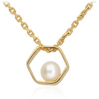 Weiße Süßwasserzuchtperlen-Silberhalskette Weiße Süßwasserzuchtperlen-Silberhalskette