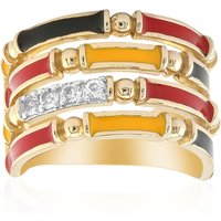 Weißer Topas-Silberring Weißer Topas-Silberring