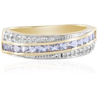 Tansanit-Silberring Tansanit-Silberring