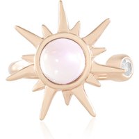 Rosenquarz-Silberring Rosenquarz-Silberring