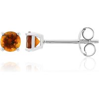 Madeira-Citrin-Silberohrringe Madeira-Citrin-Silberohrringe