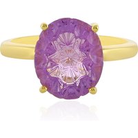Lavendel-Amethyst-Silberring Lavendel-Amethyst-Silberring