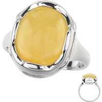 Baltischer Milky-Bernstein-Silberring (dagen) Baltischer Milky-Bernstein-Silberring (dagen)