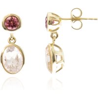 Edelstein-Goldohrringe (CUSTODANA) Edelstein-Goldohrringe (CUSTODANA)