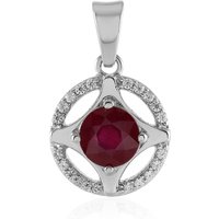 Bemainty-Rubin-Silberanhänger Bemainty-Rubin-Silberanhänger