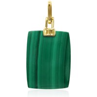 Malachit-Goldanhänger Malachit-Goldanhänger