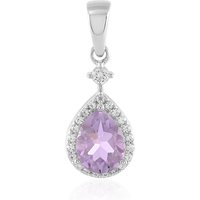 Lavendel-Amethyst-Silberanhänger Lavendel-Amethyst-Silberanhänger