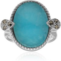 Amazonit-Silberring (Annette classic) Amazonit-Silberring (Annette classic)