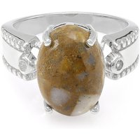 Dinosaurier-Quarz-Silberring Dinosaurier-Quarz-Silberring