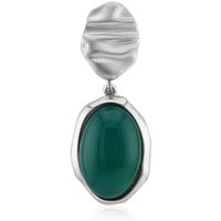 Grüner Onyx-Silberanhänger Grüner Onyx-Silberanhänger