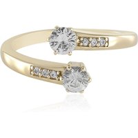 Weißer Saphir-Goldring (Adela Gold) Weißer Saphir-Goldring (Adela Gold)