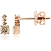 VS1 Argyle-Rose de France-Brillant-Goldohrringe (Annette) VS1 Argyle-Rose de France-Brillant-Goldohrringe (Annette)