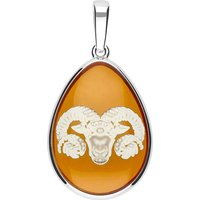 Baltischer Bernstein-Silberanhänger Widder (dagen) Baltischer Bernstein-Silberanhänger Widder (dagen)