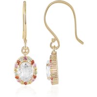 Zirkon-Silberohrringe Zirkon-Silberohrringe