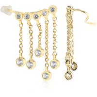 Zirkon-Silberohrringe (M de Luca) Zirkon-Silberohrringe (M de Luca)