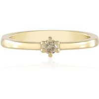 I2 Schokoladen-Brillant-Silberring I2 Schokoladen-Brillant-Silberring